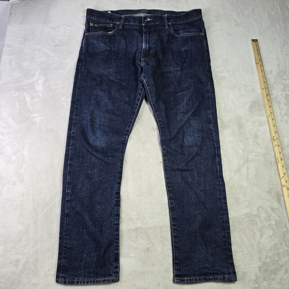Polo Ralph Lauren Actual 36X32 THE SULLIVAN SLIM Blue JEANS - Picture 1 of 9